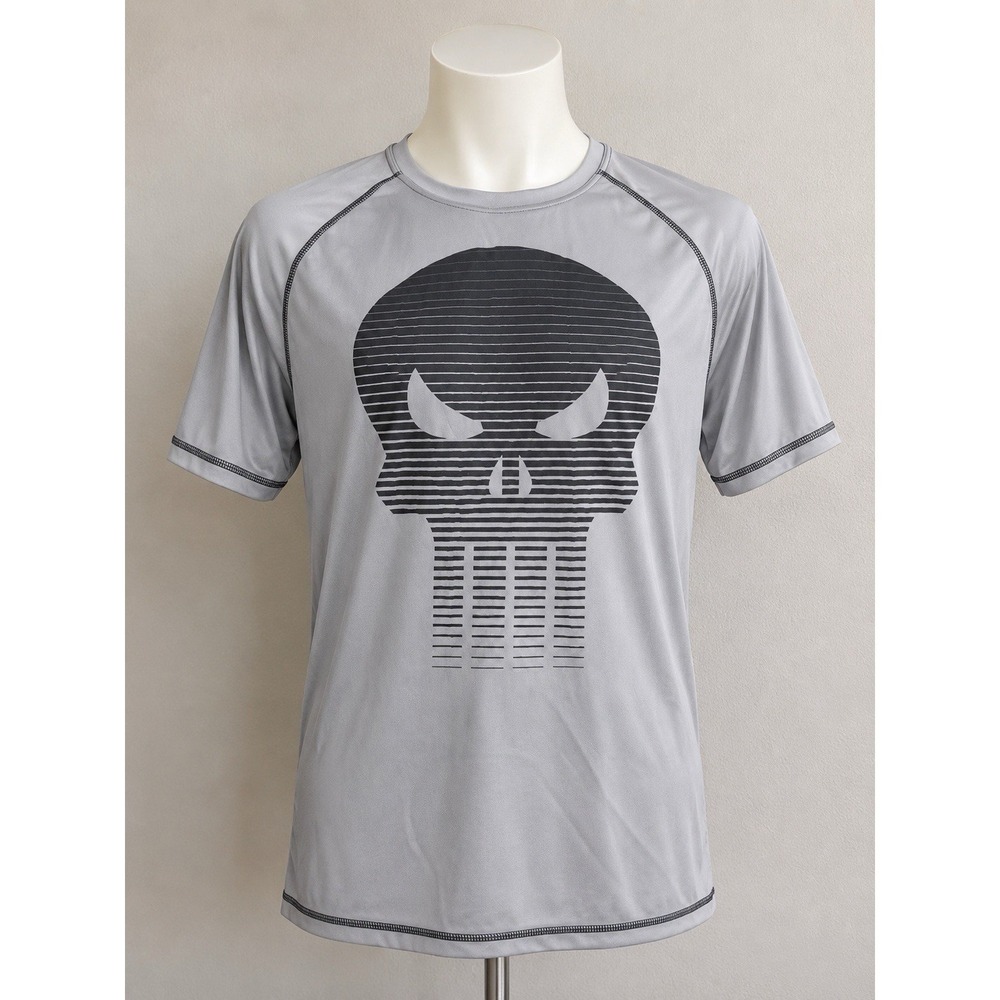 The punisher marvel grey/black size medium 100% polyester